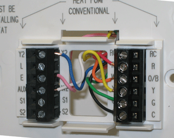 Honeywell Thermostat Wiring Diagram on Thermostat Wiring Information   Heat Pump And Multistage   Iaqsource
