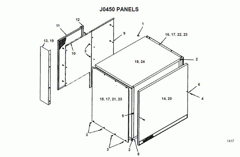 Manitowoc JD0452A Parts Diagram | nt-ice.com - Parts & Accessories for