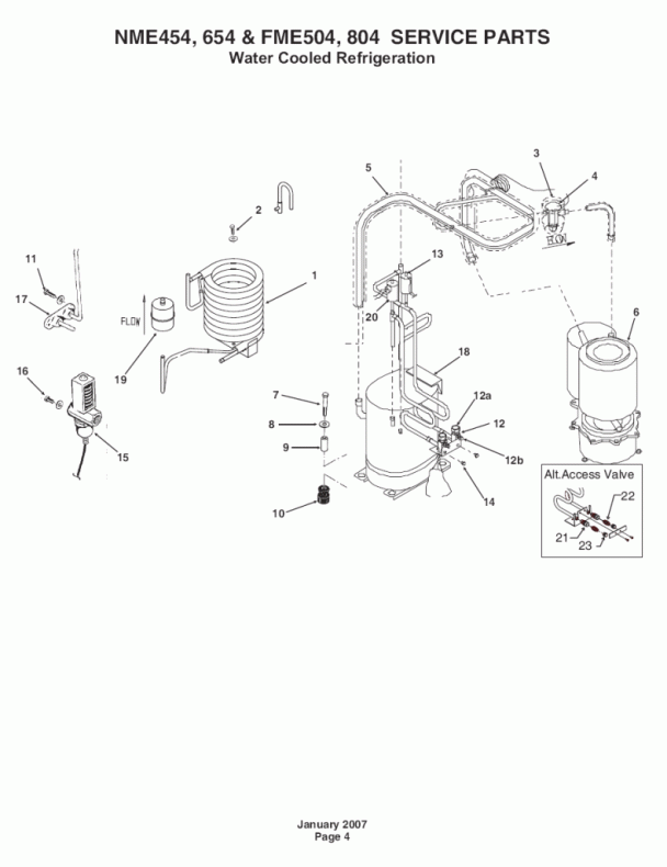 Scotsman NME654 Parts Diagram | nt-ice.com - Parts & Accessories for