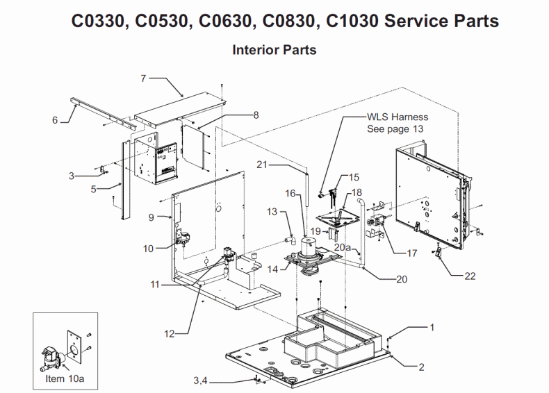Scotsman Prodigy C0330 Parts Diagram Parts & Accessories