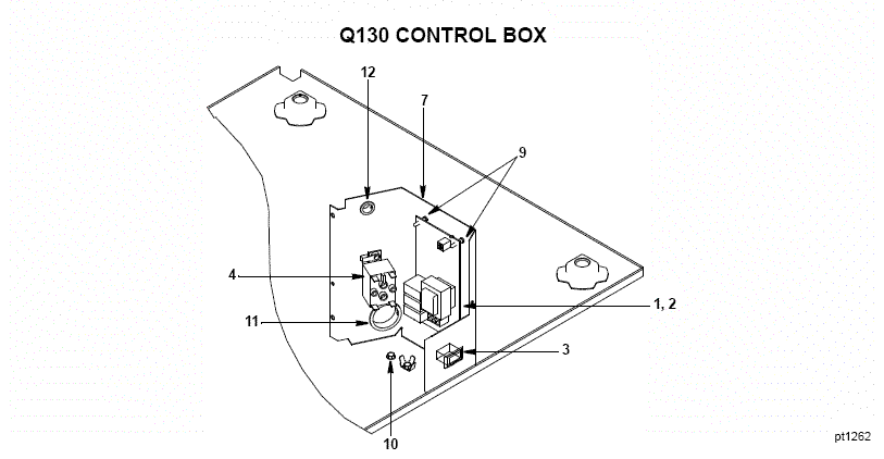 Manitowoc Q130 Series Ice Machine Parts Diagram - Models in series