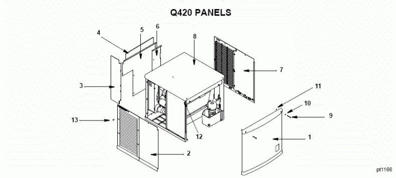 Manitowoc QY0424A Ice Machine Parts Diagram | nt-ice.com - Parts