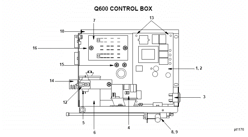 Manitowoc Q600 Series Ice Machine Parts Diagram - Models in series