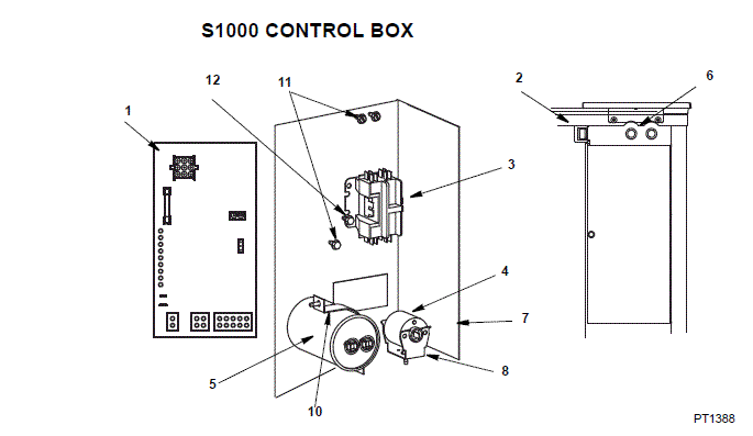 Manitowoc S1000 Series Ice Machine Parts Diagram - Models in series