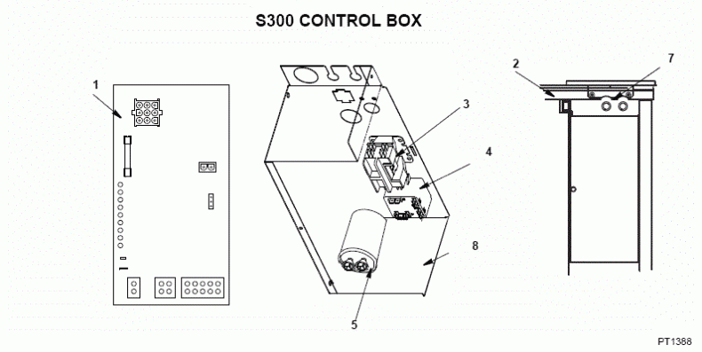 Manitowoc S300 Series Ice Machine Parts Diagram - Models in series