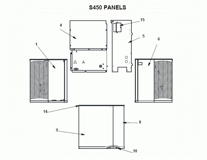 Manitowoc SD0452A Ice Machine Parts Diagram Parts