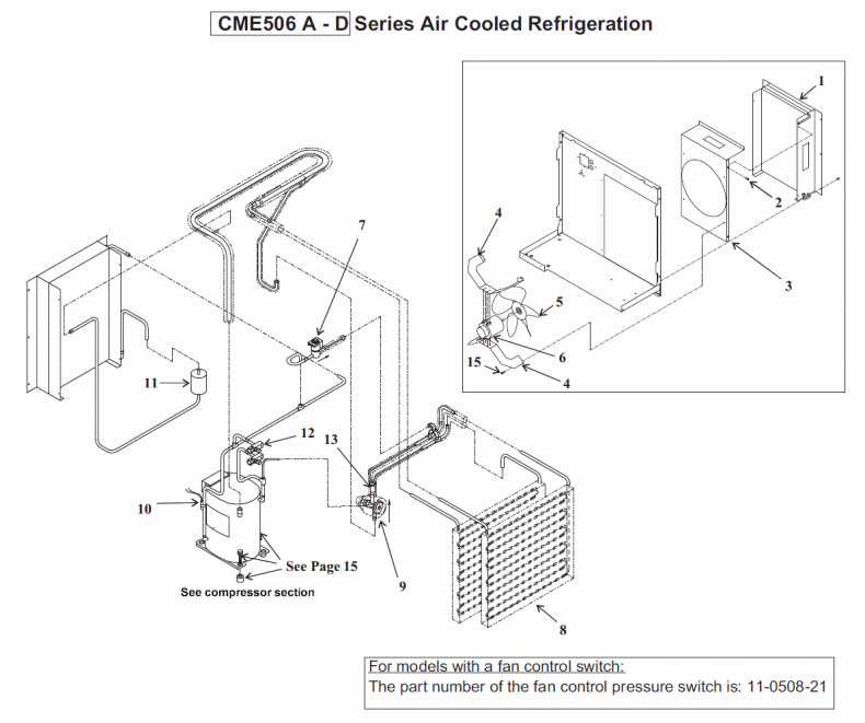 Scotsman CME506 Ice Machine Parts Diagram Parts