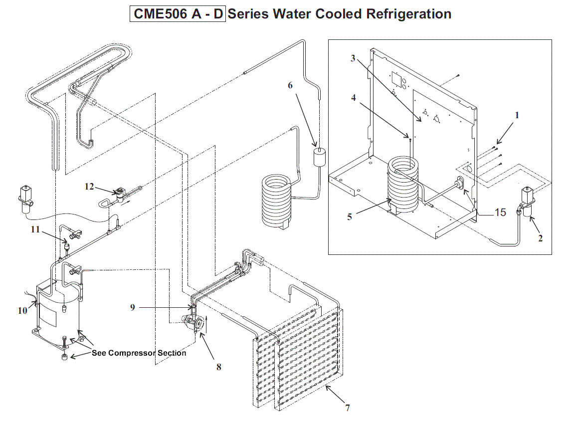 Scotsman CME506 Ice Machine Parts Diagram | nt-ice.com - Parts
