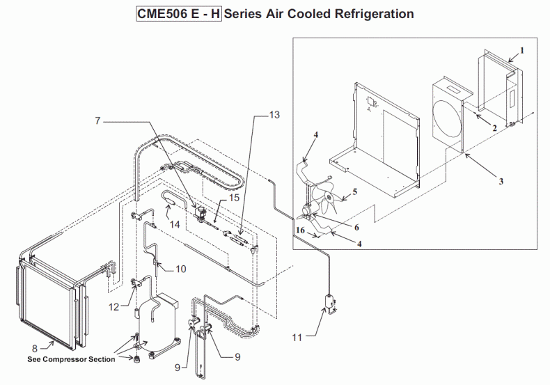 Scotsman CME506 Ice Machine Parts Diagram Parts & Accessories for Scotsman Icemakers