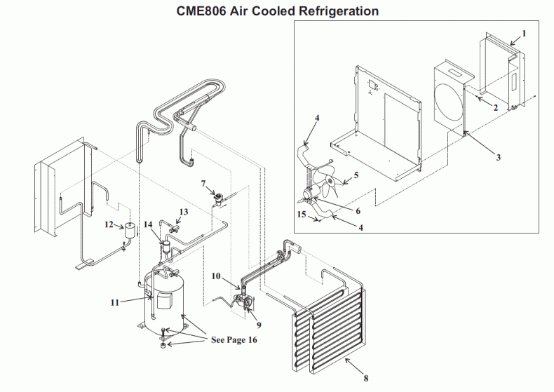 Scotsman CME806 Ice Machine Parts Diagram Parts