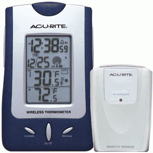 Buy Acu-Rite 00754 Wireless Weather Station and Atomic Clock | Acu-Rite