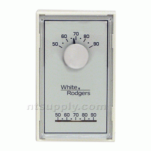 1E30N-910 White Rodgers Mercury-Free Heat Only Thermostat image
