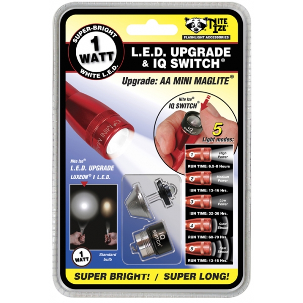 Nite-Ize 1 Watt LED & IQ Switch Combo Upgrade Kit image