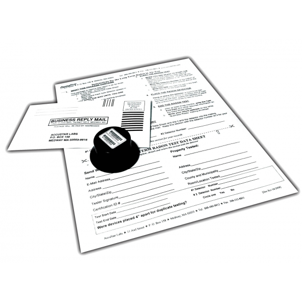 RadonAway Long-Term Alpha Track Radon Test Kit image