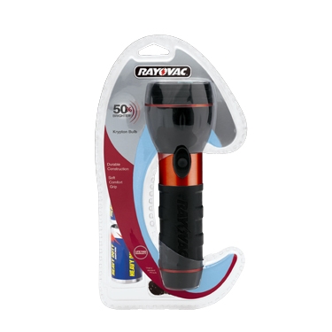 Rayovac 2D Flashlight - Red & Black image