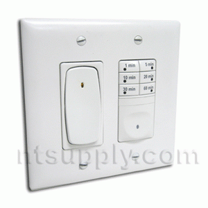 BATHROOM FANS - BATHROOM FAN TIMERS AND CONTROL SWITCHES