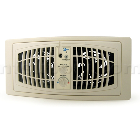 Airflow Breeze Register Booster Fan for 4x12 register (Almond) image