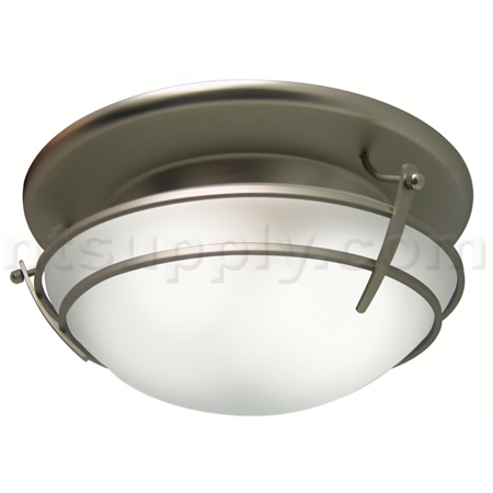 Buy Broan Model 757SN Decorative Fan / Light - Glass with Satin Nickel ...