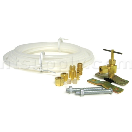 Install a new refrigerator water supply line