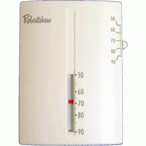 Robertshaw 9204V Mechanical Heat Only Thermostat, Vertical Mount image