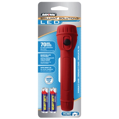 Rayovac 2AA Brilliant Solutions LED Rubberized Flashlight image