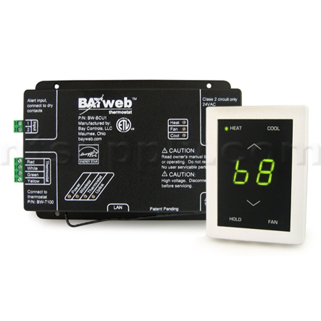 BAYweb Internet Thermostat Kit - White - Single Stage image