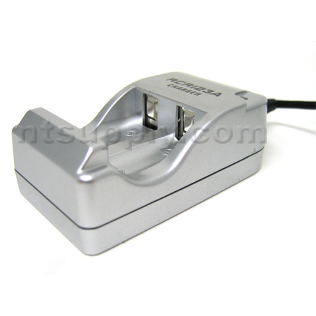 Charger for Rechargeable RCR123A Lithium-Ion Battery image