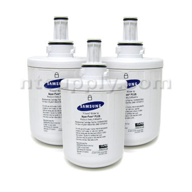 Samsung Aqua-Pure Plus Refrigerator Water Filter (DA29-00003B), 3-Pack image
