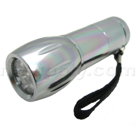 9 LED Light Cannon Jr. Super Bright Flashlight, Batteries Included image