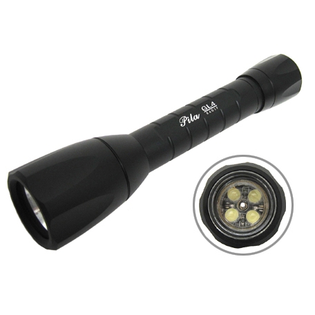 Pila GL4 12V Xenon Flashlight (550 Lumens) with LED Tailcap image