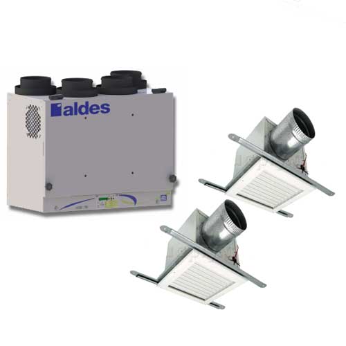 Buy Aldes VentZone IAQ 2 Bathroom Performance Ventilation Package With