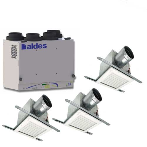 Buy Aldes VentZone IAQ 3 Bathroom Performance Ventilation Package With