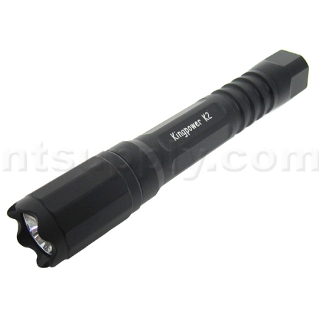 KingPower K2 Flashlight, 2xAA, 4 Output Modes, Black image