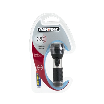 Rayovac 1AAA Keychain Light - Silver & Black image