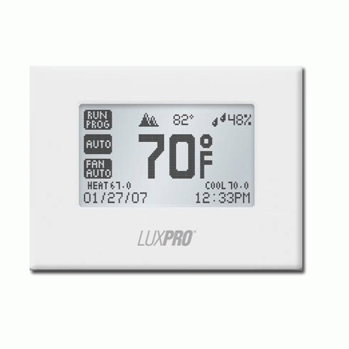LuxPro PSPU732T Multistage Programmable Touchscreen Thermostat image