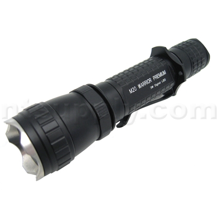 Olight M20 Warrior Premium 250 Lumen CREE R2 LED Flashlight, Black image