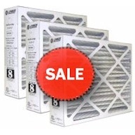 20" x 25" x 4 3/8" MERV 8 Honeywell Filter Replacement - Seasonal Closeout image