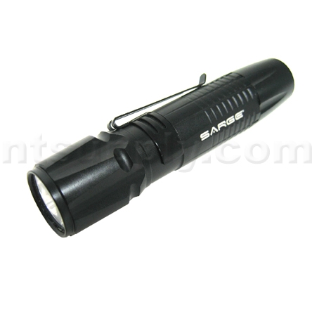 Sarge NU-43 150 Lumen LED Flashlight, Black Anodized Aluminum image