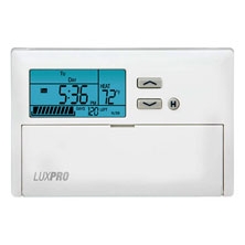LuxPro PSP611 1 Heat / 1 Cool Programmable Thermostat With Humidity Display image
