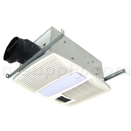 Bathroom Light  on Ultra Silent Bath Fan With Lights   Heater   Broan Nutone Qtx110hl