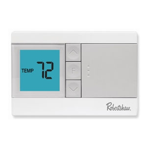 Robertshaw RS2110 Digital Non-Programmable Thermostat  - 1 Heat / 1 Cool image
