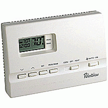 Robertshaw 9610 Programmable (7 day) 1 Heat/1 Cool Battery Powered Thermostat image