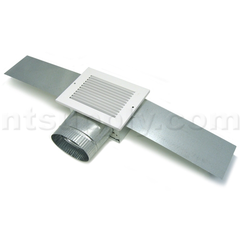 Buy Low Profile Exhaust Register Head with Grille for 4" Duct