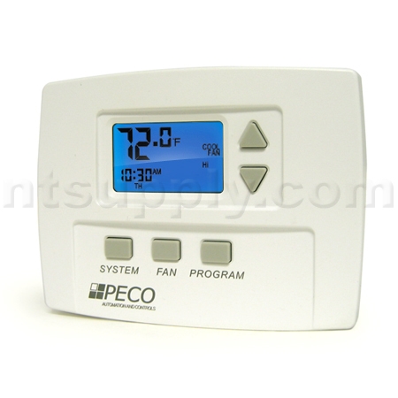 Buy Peco Programmable Fan Coil Thermostat TA180-001 | Peco TA180-001