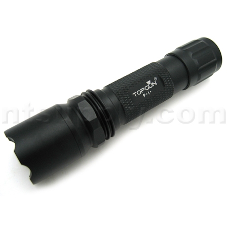 AE Light Topgun P.I. Rechargeable Tactical Flashlight, 200 Lumens, Black image