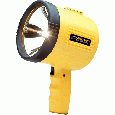 Sport Spot 1,000,000 Candle Power Rechargeable Spotlight - Yellow/Black image