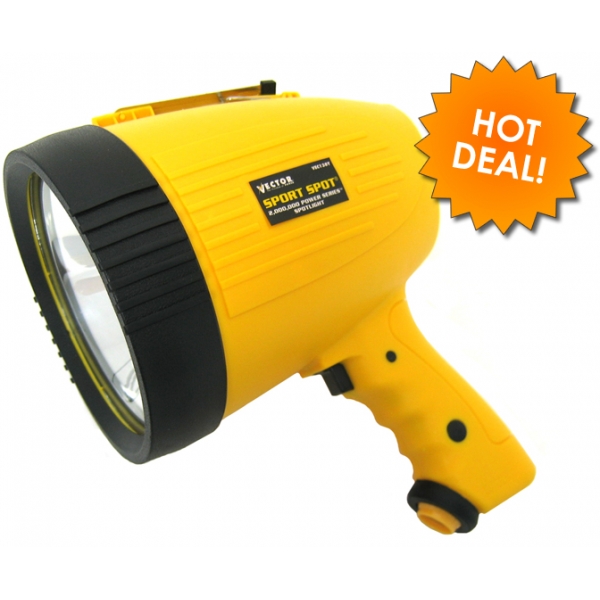 Sport Spot 2,000,000 Power Series Rechargeable Spotlight - Yellow image