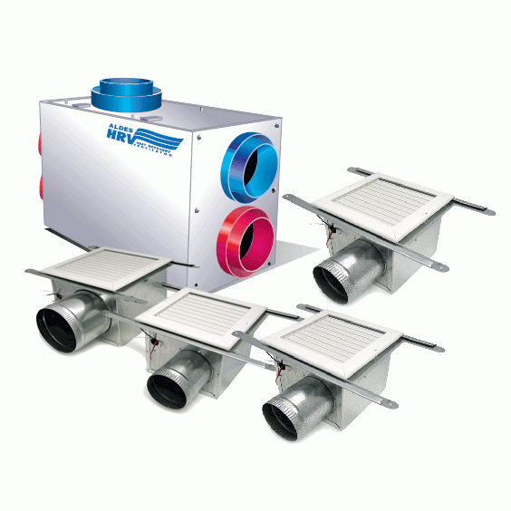 Buy Aldes VentZone IAQ 4Bathroom Performance Ventilation Package With