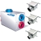 Aldes VentZone IAQ 3-Bathroom Performance Ventilation Package With 200 CFM HRV