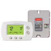 Honeywell YTH5320R1025 Wireless Zoning Adapter Kit with Non-Programmable Thermostat image